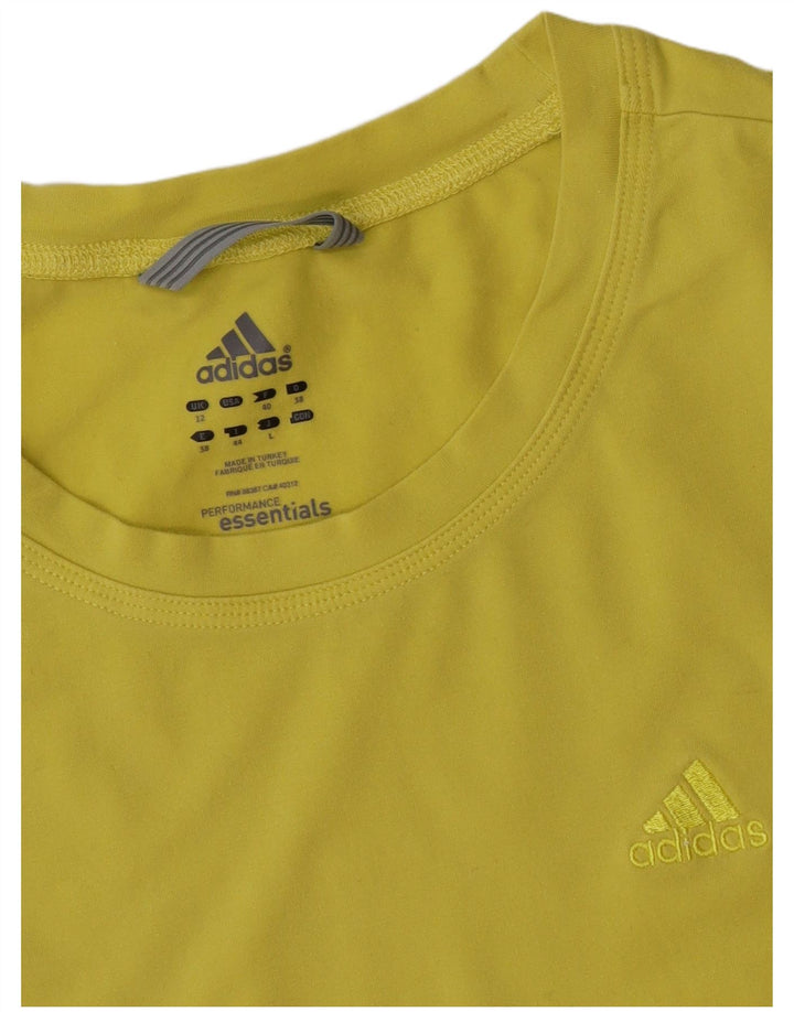 Adidas ženska majica kratkih rukava UK 12 srednje žuta