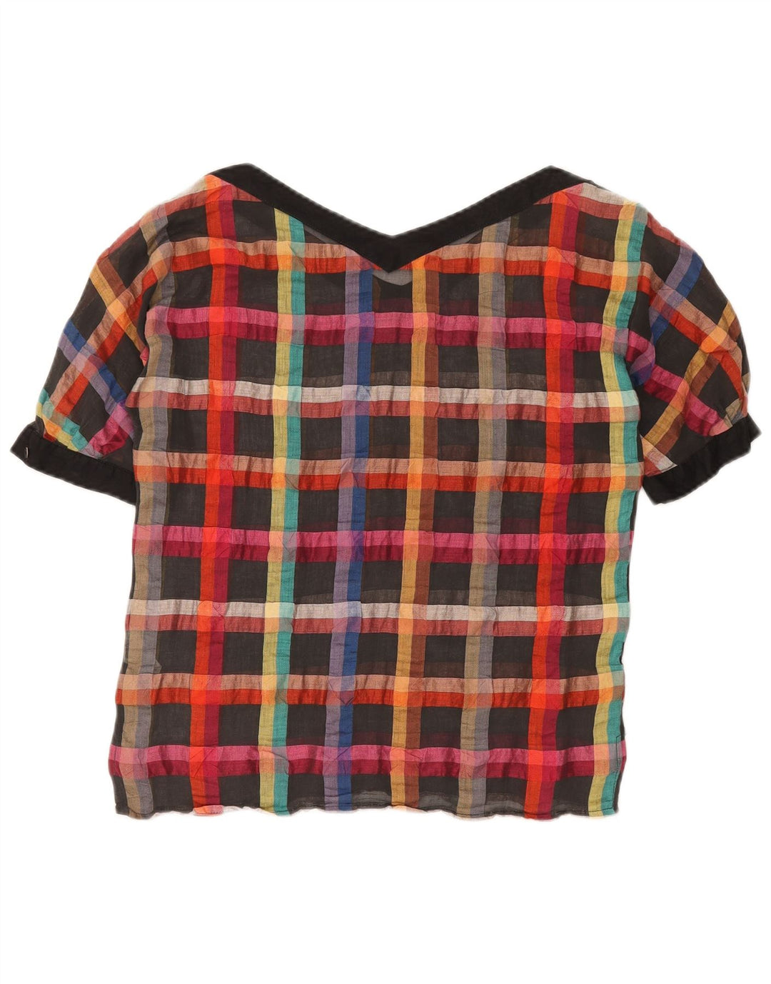 I BLUES Ženska bluza Top IT 40 Small Multicolored Check Linen