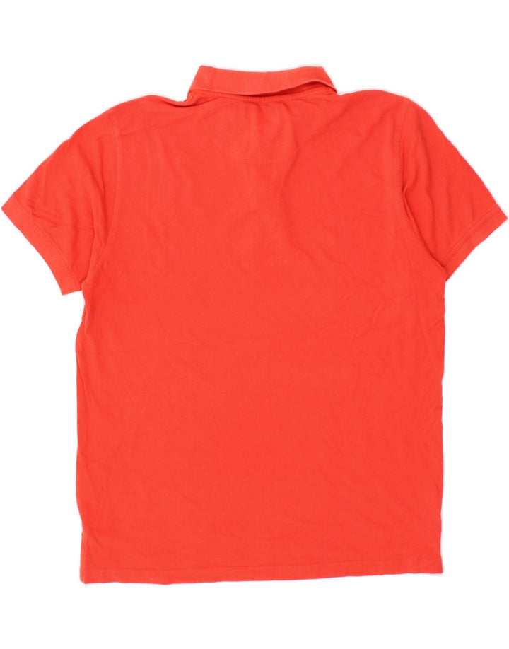 PIERRE CARDIN Mens Polo Shirt Large Red Cotton Vintage Pierre Cardin and Second-Hand Pierre Cardin from Messina Hembry 