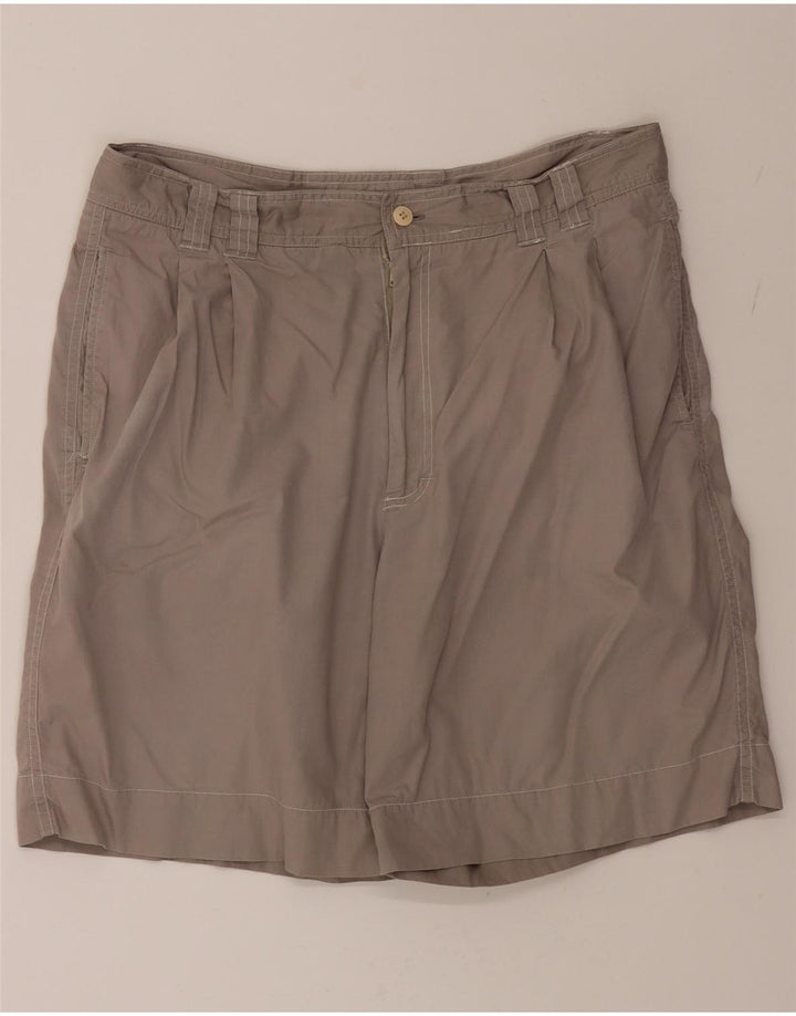 BLUE SIDE Mens Chino Shorts IT 52 XL W34 Grey Cotton Vintage Blue Side and Second-Hand Blue Side from Messina Hembry 