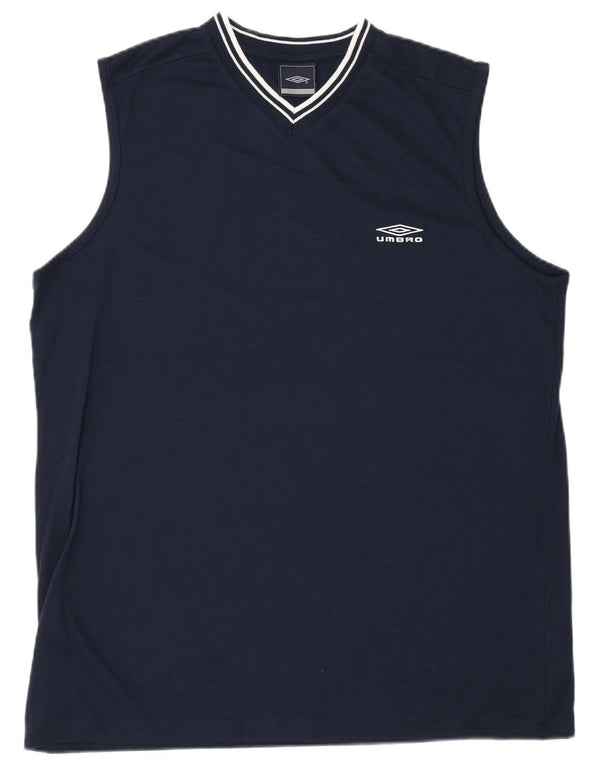 Umbro muška majica kratkih rukava XL tamnoplavi poliester