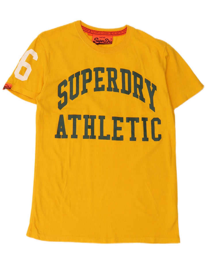 Superdry muška grafička majica kratkih rukava Srednje žuti pamuk