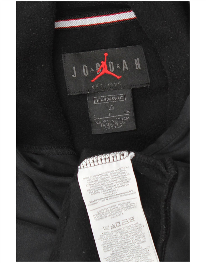 Jordan muška majica s kapuljačom standardnog kroja Mali crni poliester