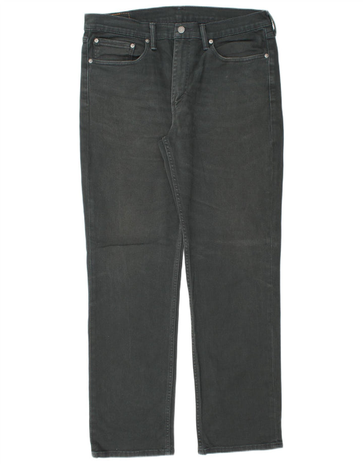 LEVI'S muške 514 ravne traperice W36 L32 crni pamuk