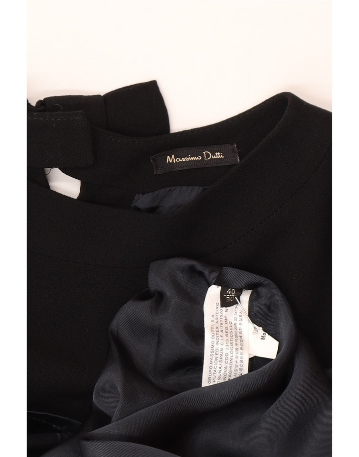 Massimo Dutti ženska haljina EU 40 srednje crne viskoze
