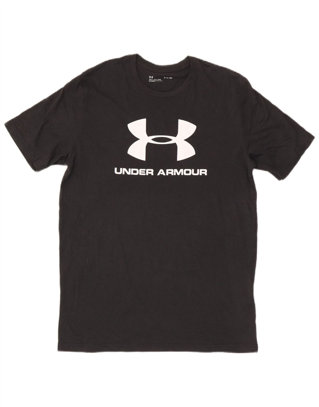 Under Armour muška grafička majica kratkih rukava Srednji crni pamuk