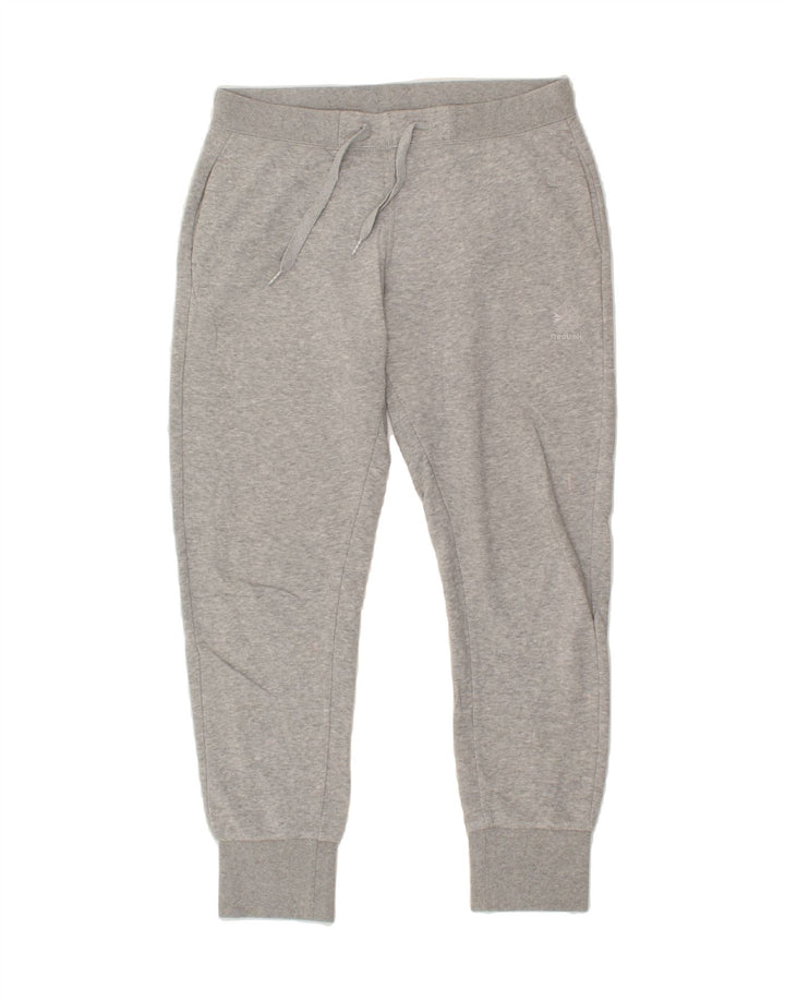 REEBOK Womens Tracksuit Trousers Joggers UK 12/14 Medium  Grey Vintage Reebok and Second-Hand Reebok from Messina Hembry 