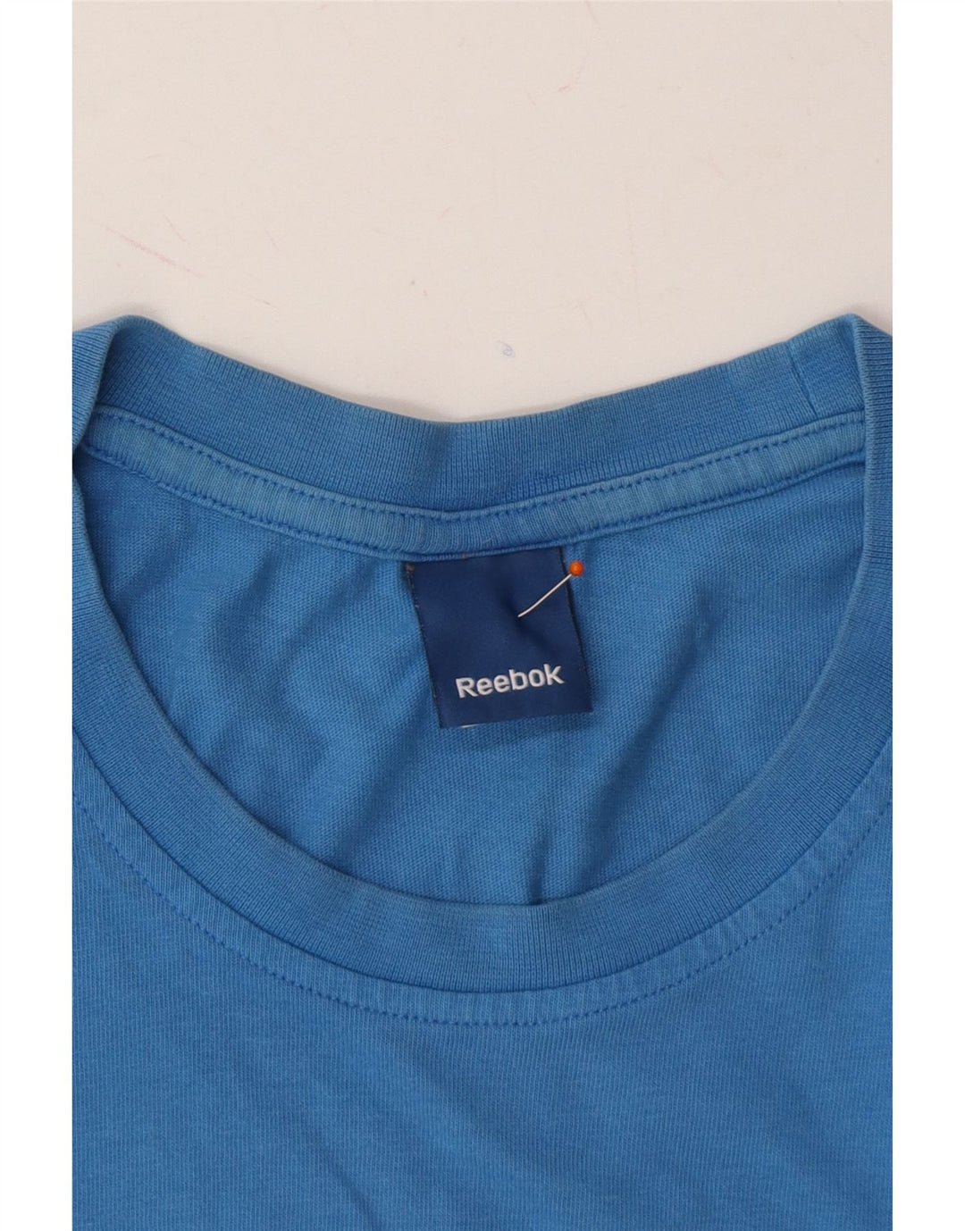 REEBOK Mens Graphic T-Shirt Top Large Blue Cotton Vintage Reebok and Second-Hand Reebok from Messina Hembry 