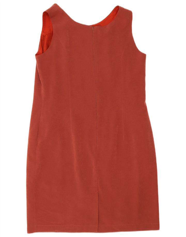 Vintage ženski set od 2 komada od 1 gumba, UK 16, veliki bordo poliester