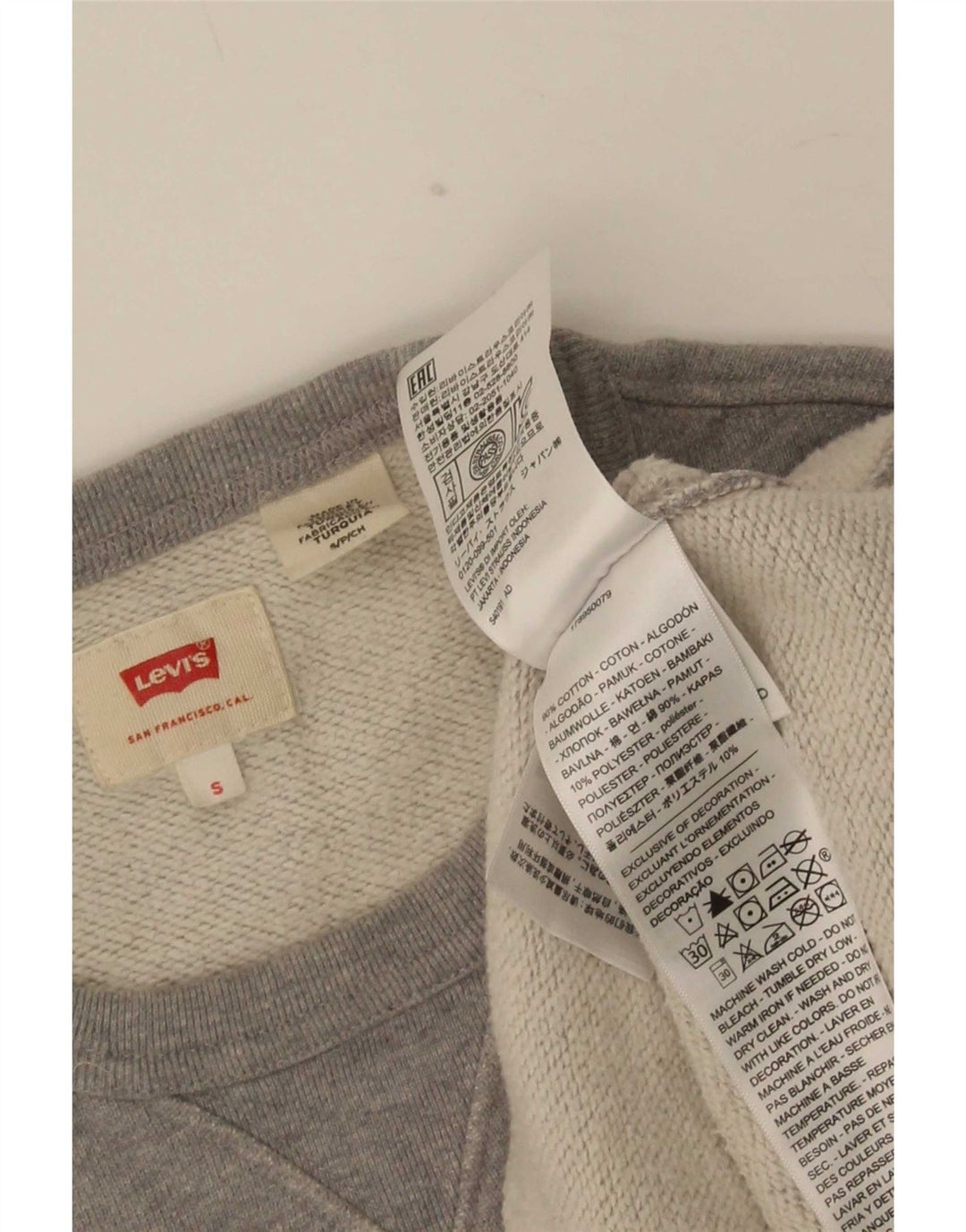 Levi's muška majica s grafičkim motivima, mali sivi pamuk