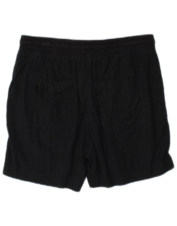 Marks & Spencer ženske chino kratke hlače UK 10 male W32 crno platno