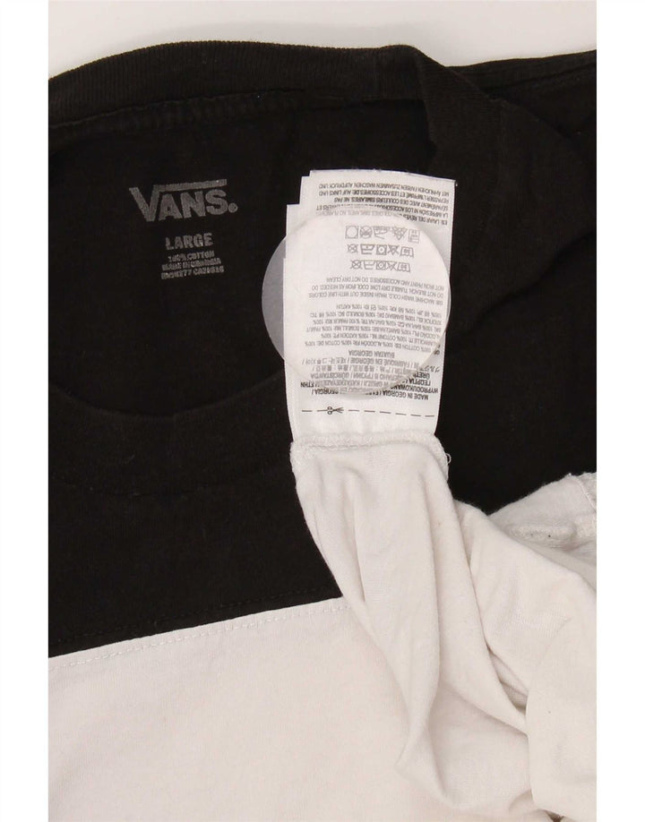 Vans Muška majica kratkih rukava Veliki bijeli pamuk u blokovima boja
