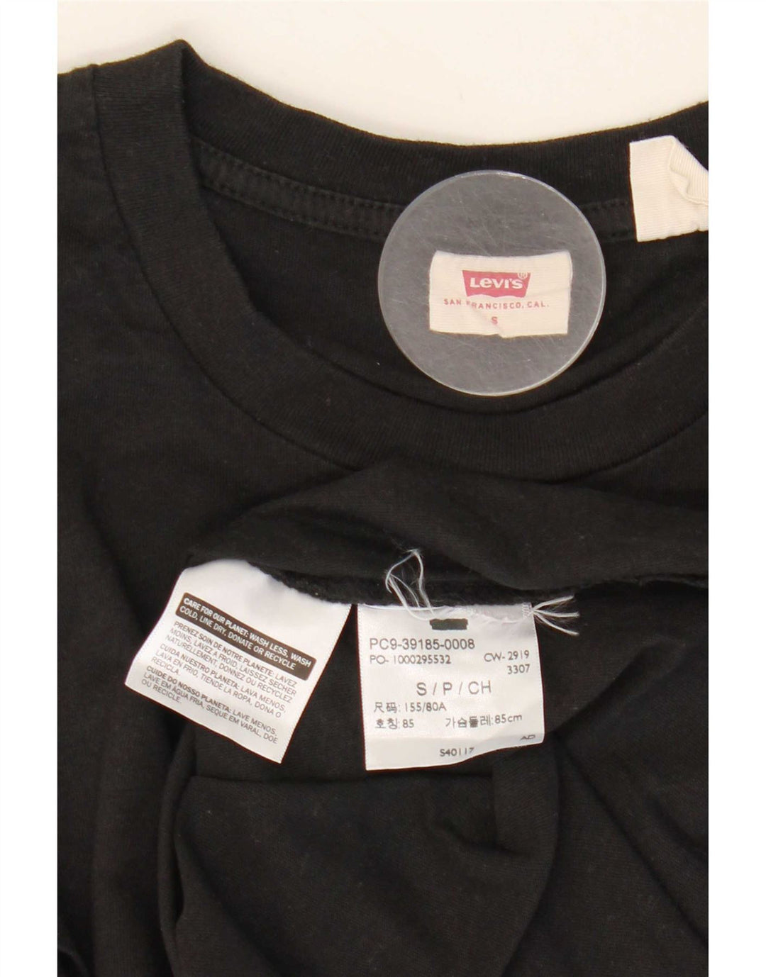 Levi's ženska majica kratkih rukava UK 10 Small Black