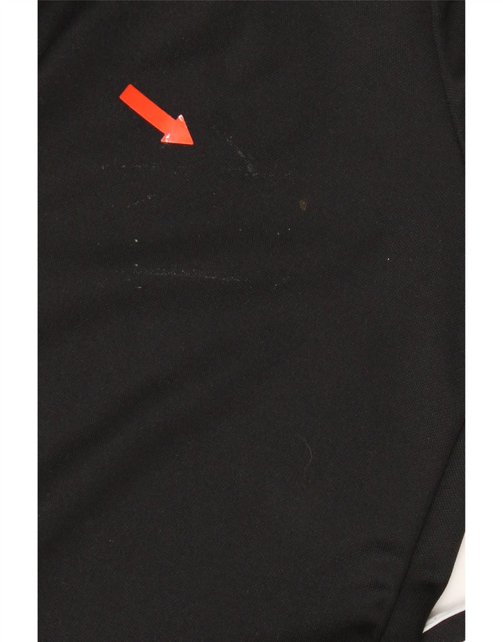 ADIDAS Boys Tracksuit Trousers 13-14 Years Black Polyester Vintage Adidas and Second-Hand Adidas from Messina Hembry 
