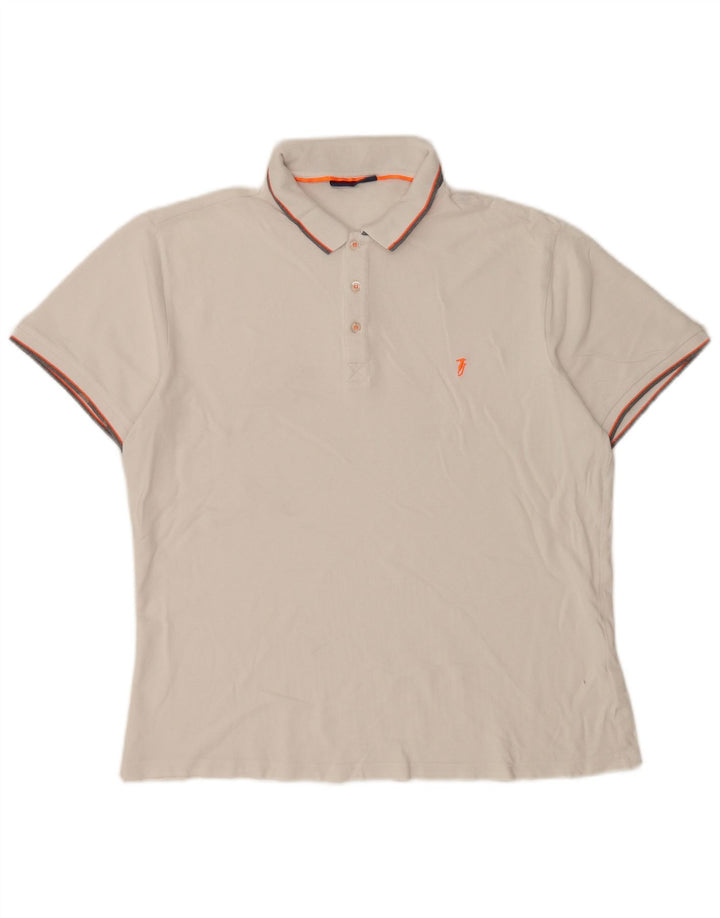 Trussardi Jeans muška polo majica XL bijela