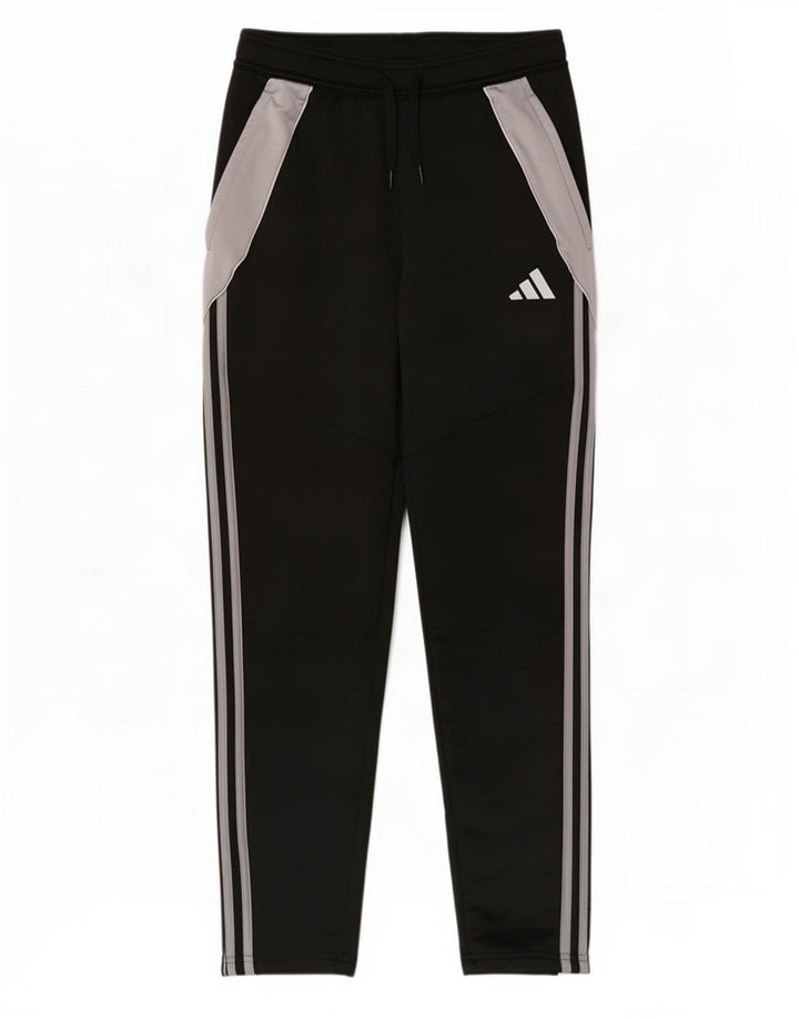 Adidas muške hlače za trenirku srednje crne boje od poliestera