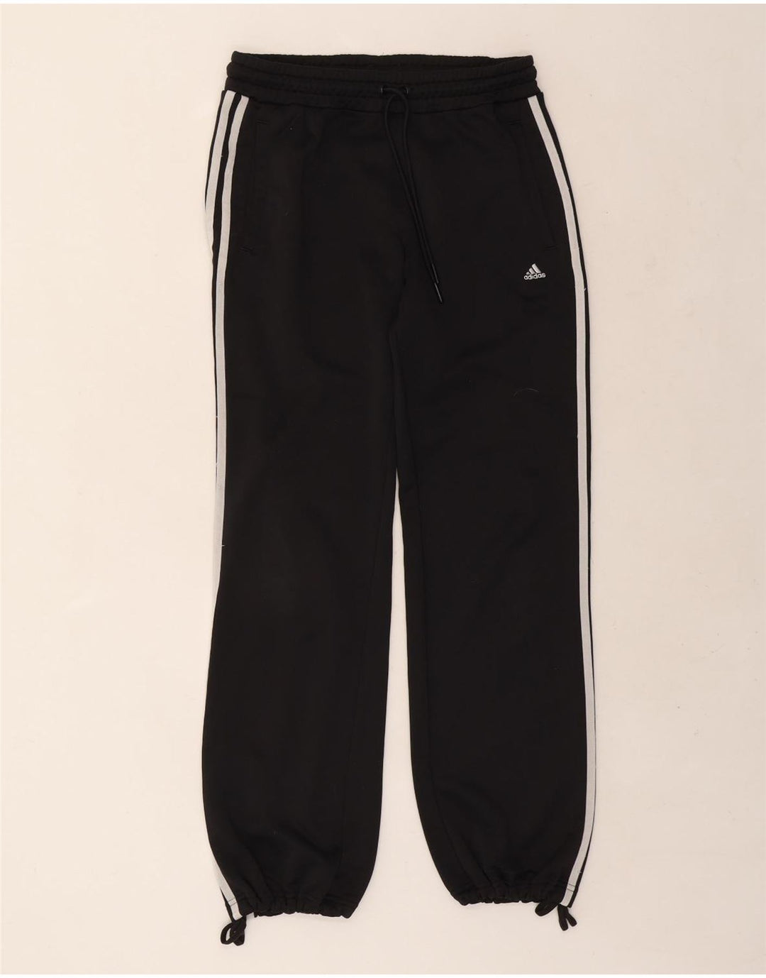 Adidas Ženska trenirka Hlače Joggers UK 12 Srednji crni poliester