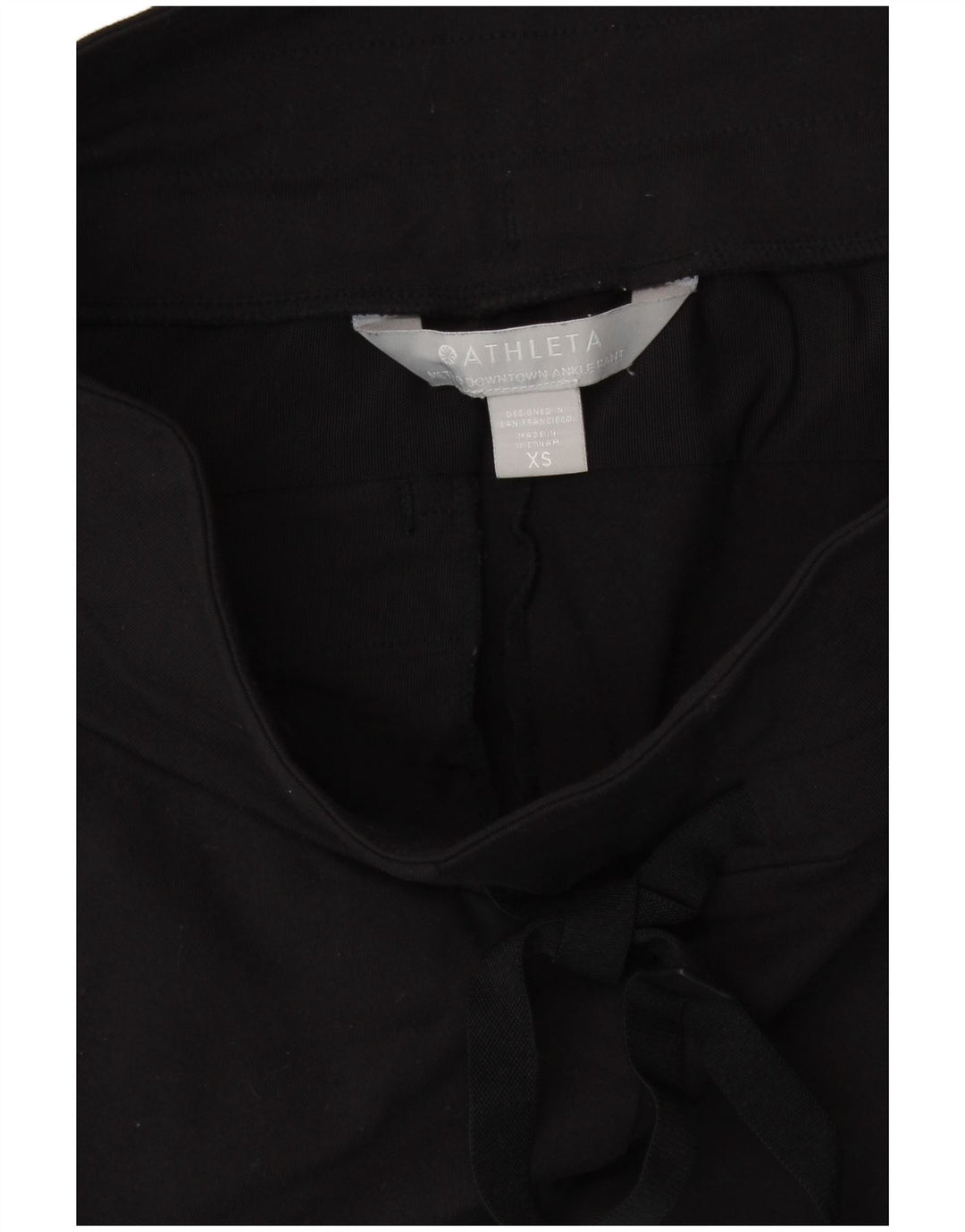 ATHLETA Ženske hlače za trenirku UK 6 XS crni najlon