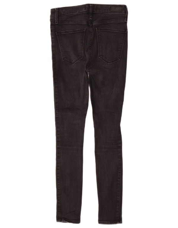 Abercrombie & Fitch ženske uske traperice visokog struka US 0 XS W25 L26 sive