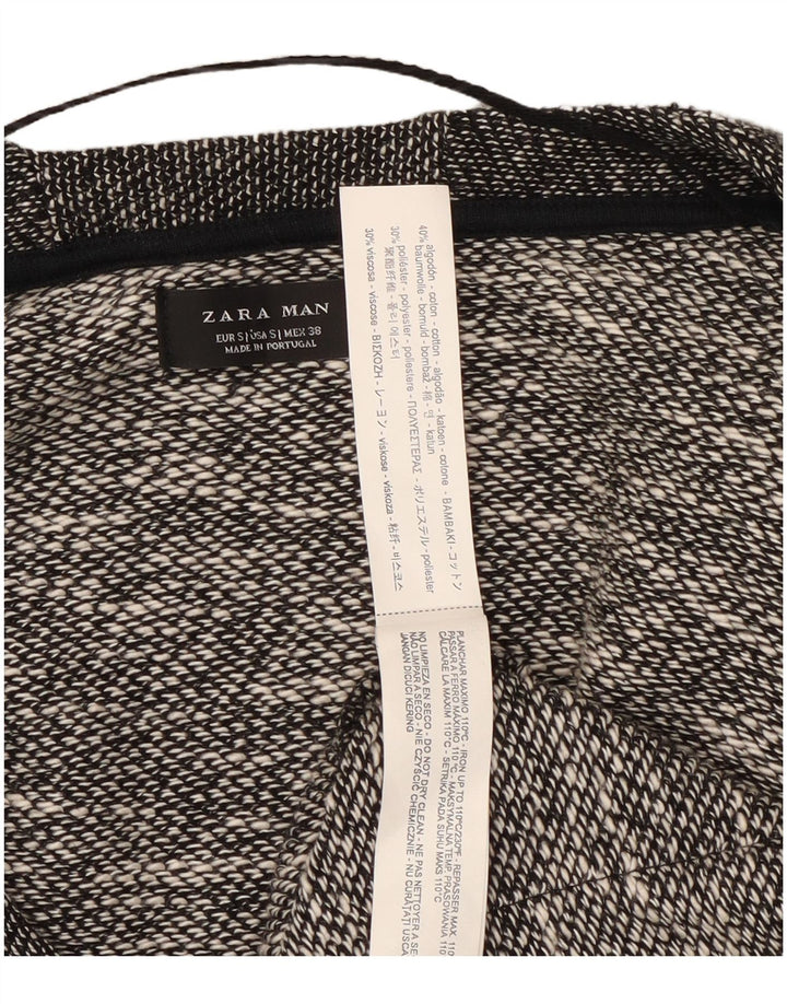 Zara muški kardigan pulover mali crni flekasti pamuk