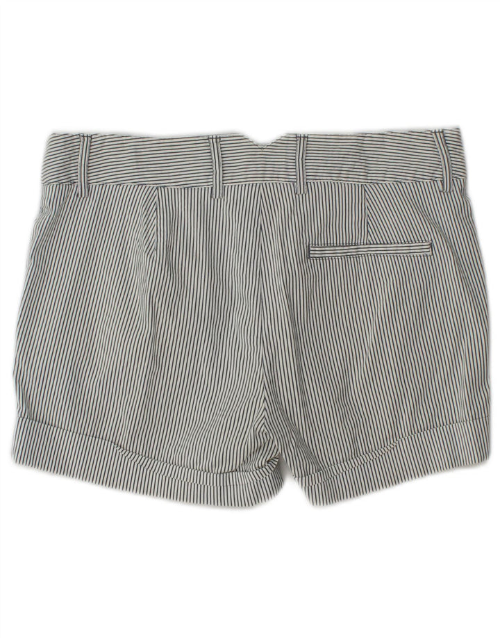 Zara ženske chino kratke hlače male W27 bijele pruge