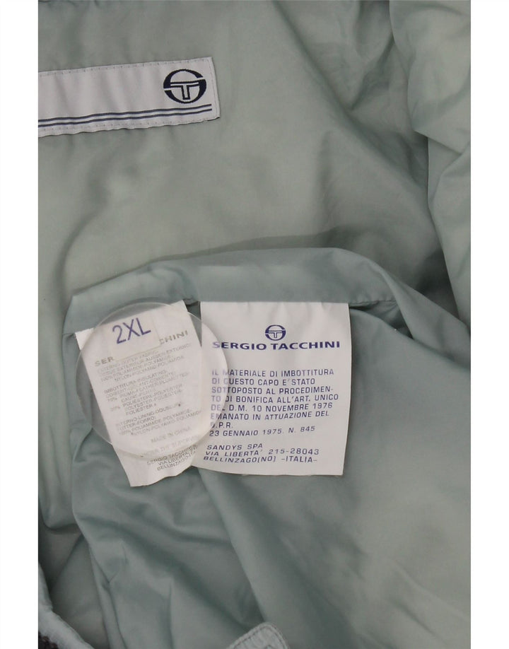 Sergio Tacchini muška podstavljena jakna UK 44 2XL plavi poliamid