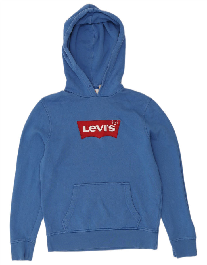 LEVI'S muška majica s kapuljačom s kapuljačom, mali plavi pamuk