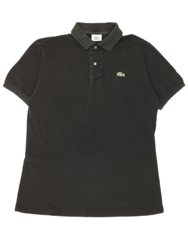Lacoste muška polo majica veličine 4, srednje crni pamuk