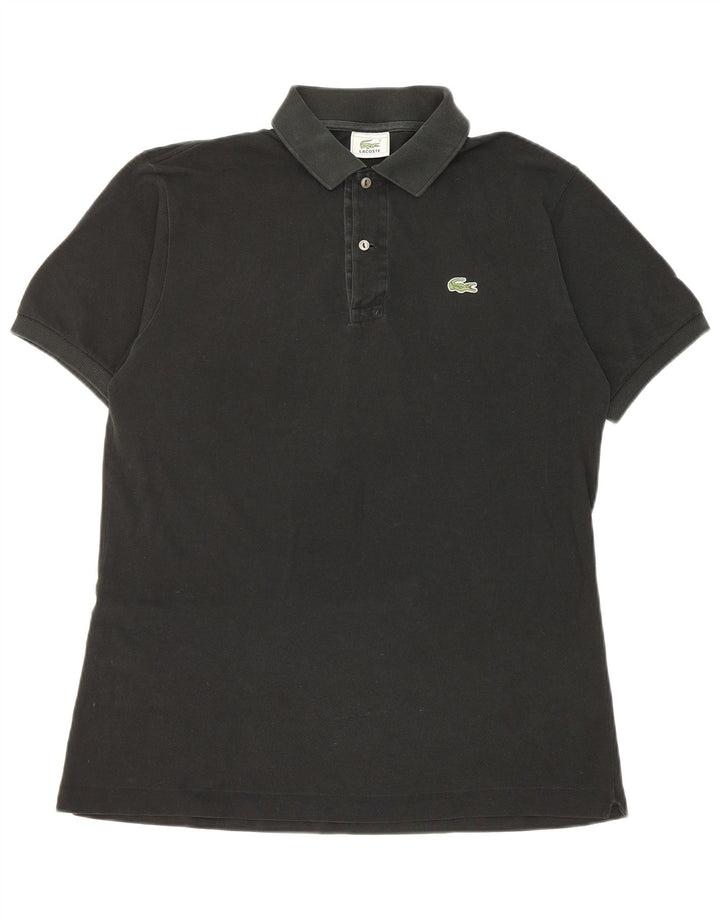Lacoste muška polo majica veličine 4, srednje crni pamuk