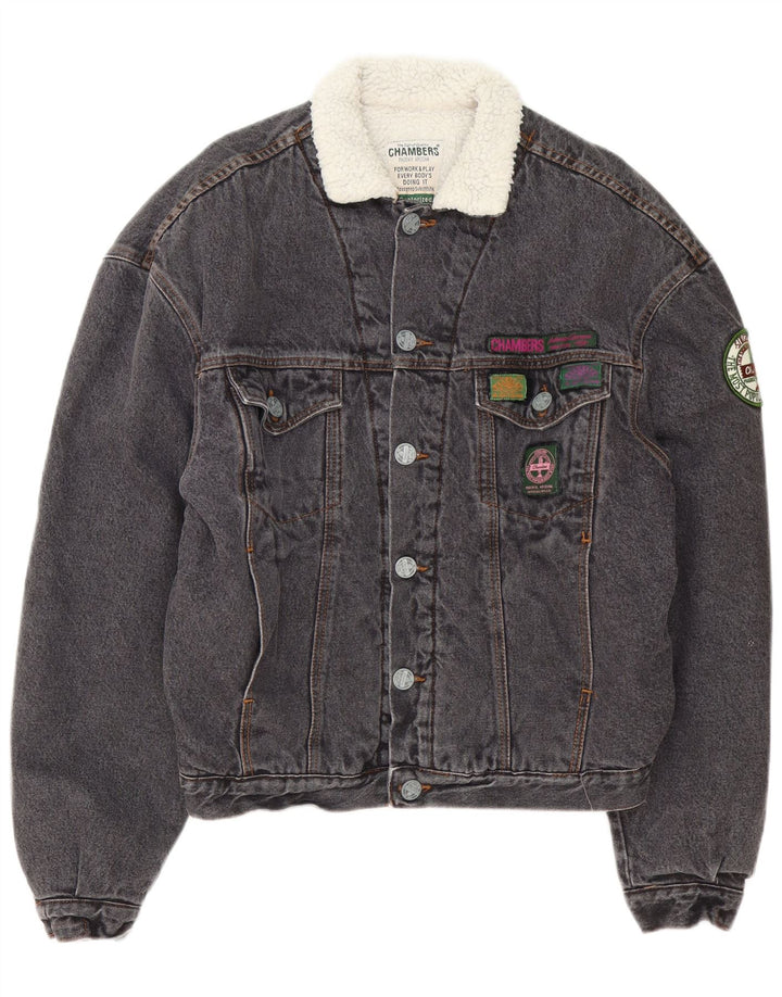 Chambers Mens Sherpa traper jakna UK 38 Srednje sivi pamuk