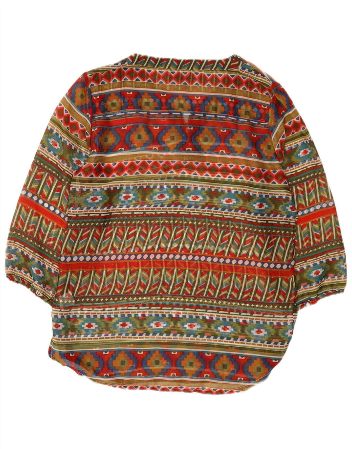 Vintage gornji dio ženske bluze EU 38/40 srednje raznobojne geometrije