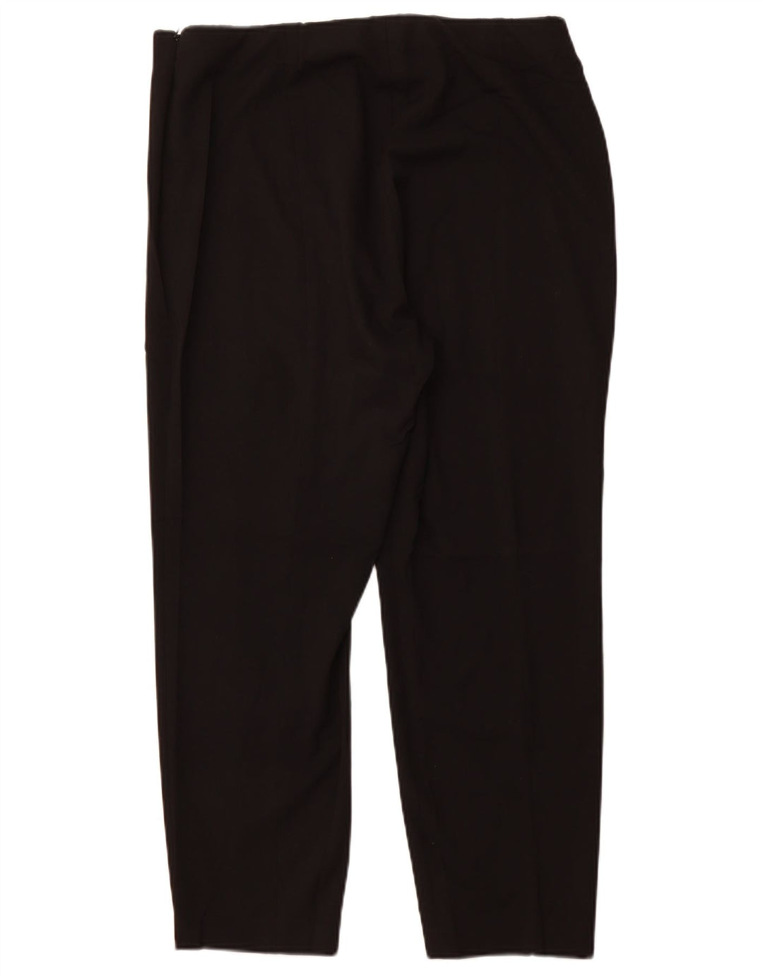 CALVIN KLEIN Ženske uske ležerne hlače US 14 XL W34 L27 crni poliester