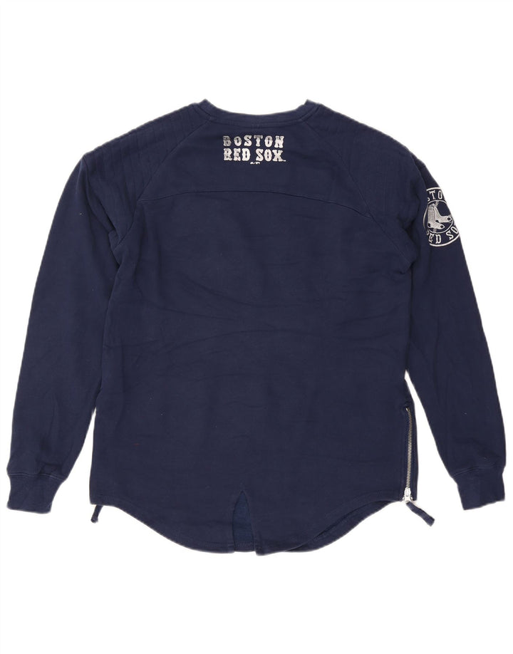 Majestic ženski džemper s grafičkim motivima UK 10 Mali tamnoplavi