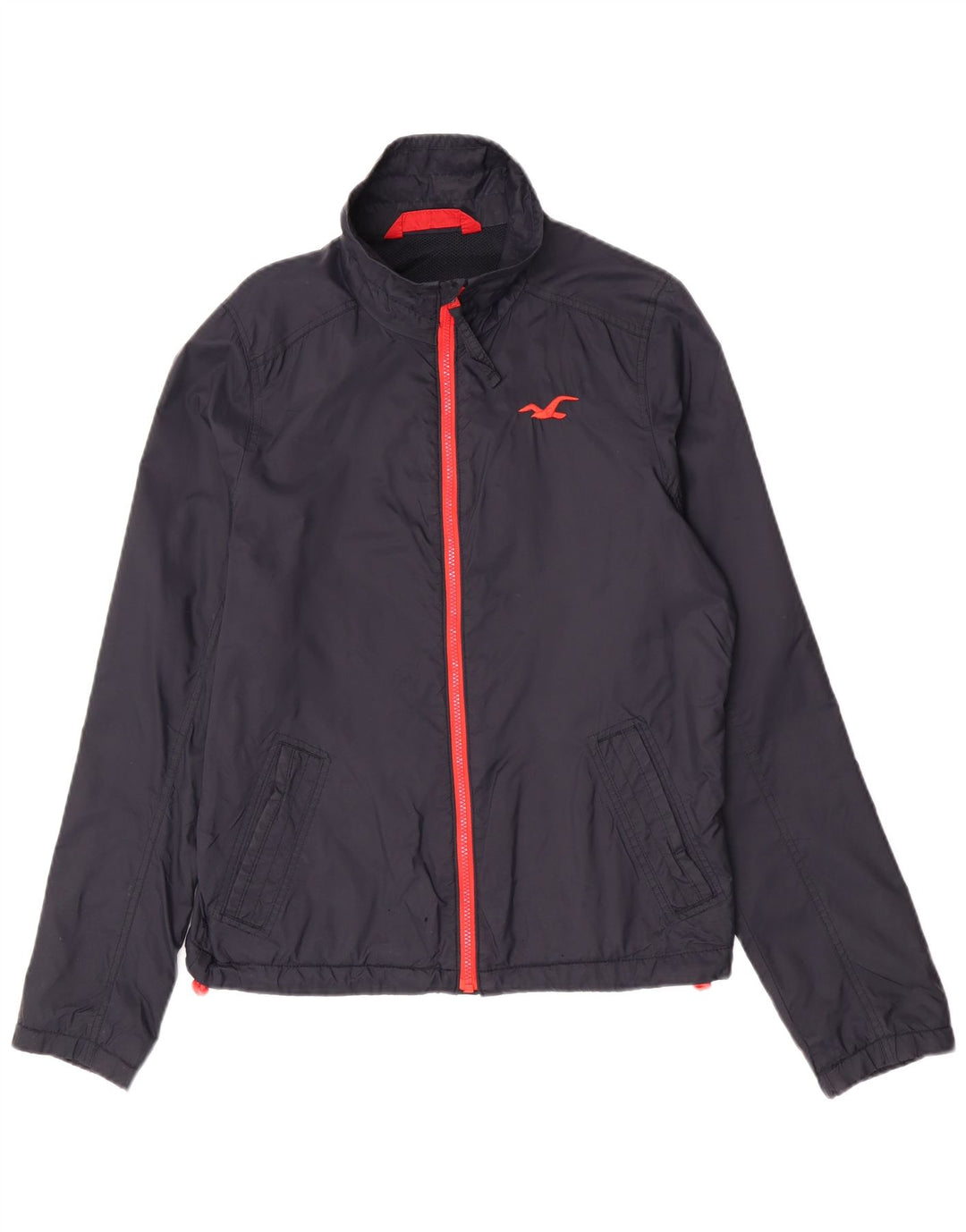 Hollister muška kišna jakna UK 38 srednje tamnoplavi najlon
