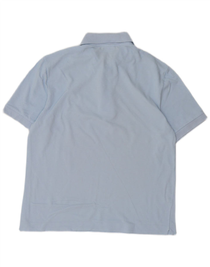 Lacoste muška polo majica veličine 4 srednje plavi pamuk