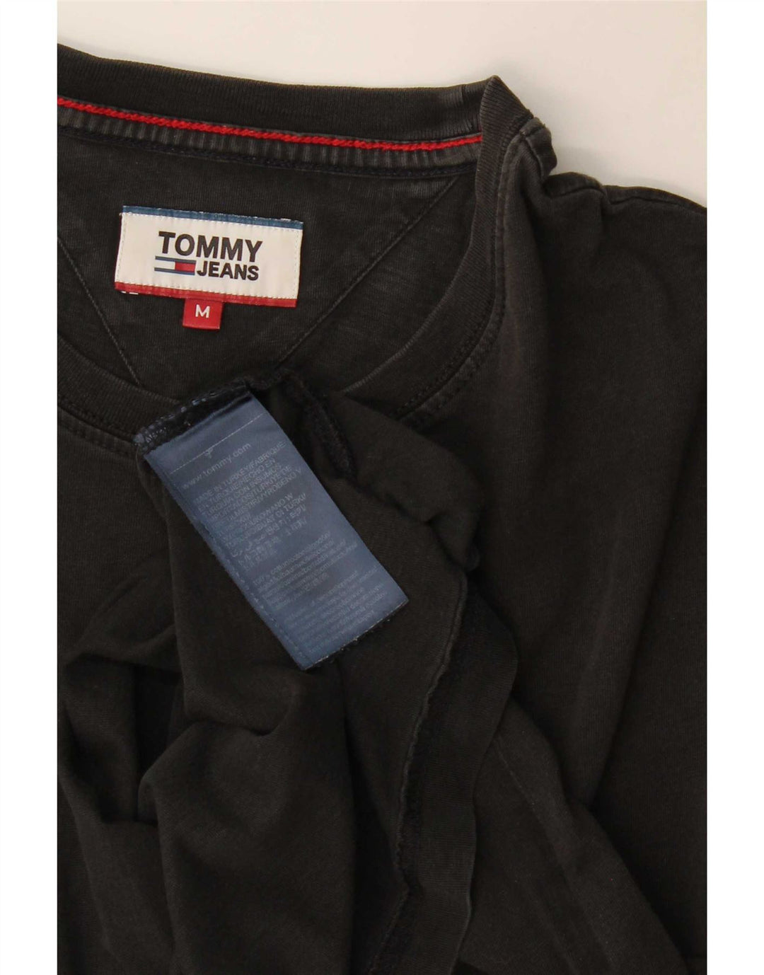 Tommy Hilfiger muška majica kratkih rukava srednji crni pamuk