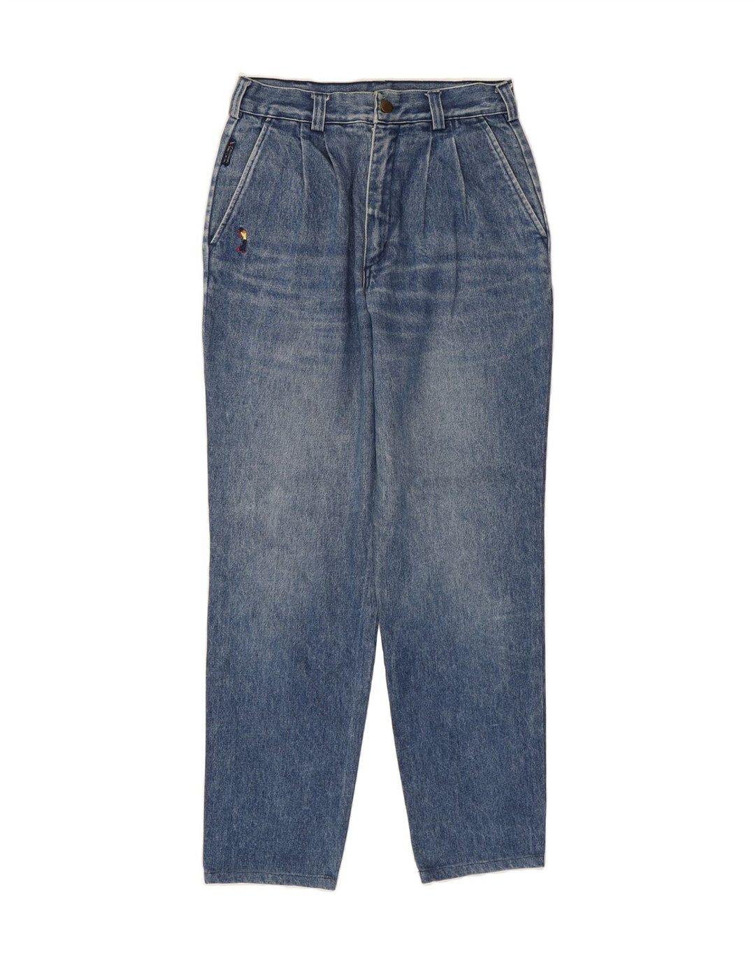DANIEL HECHTER Womens High Rise Tapered Jeans IT 44 Medium W28 L30 Blue Vintage Daniel Hechter and Second-Hand Daniel Hechter from Messina Hembry 
