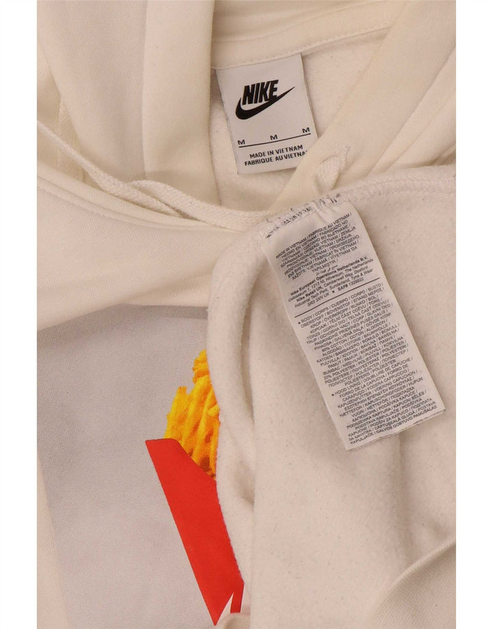 Nike muška majica s kapuljačom s kapuljačom, srednji bijeli pamuk