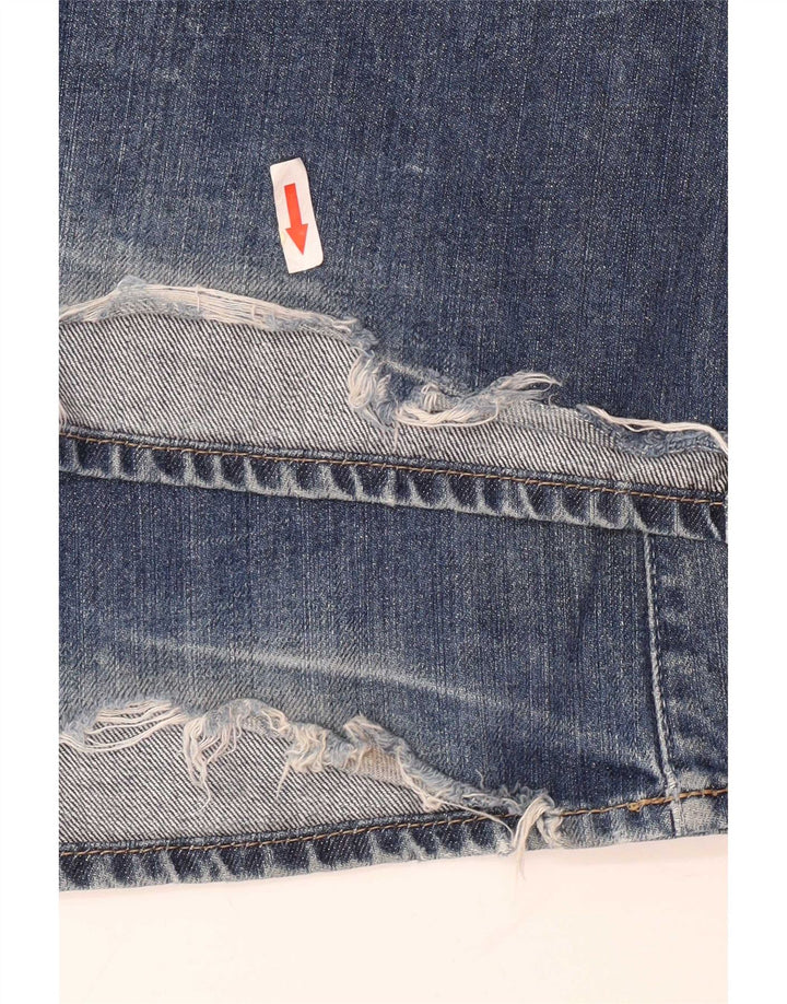 Ženske traperice Guess Bootcut W33 L33 Plavi pamuk
