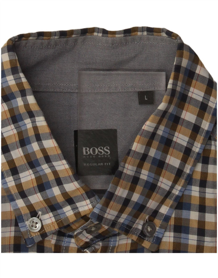 Hugo Boss muška košulja standardnog kroja, veliki šareni karo