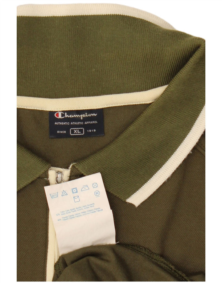 Champion muška polo majica XL kaki pamuk
