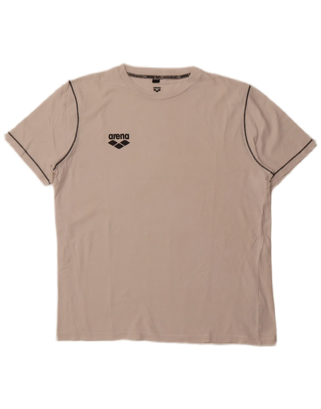 Arena ženska majica kratkih rukava UK 12 Srednje bijeli pamuk