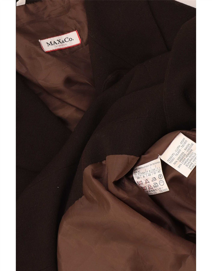 Max & Co. Ženski kaput UK 10 Small Brown Viskoza