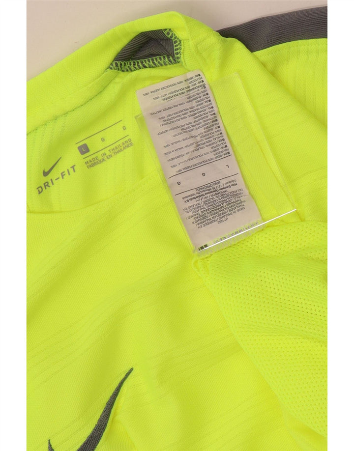 Nike Dri Fit majica kratkih rukava velika zelena poliesterska boja