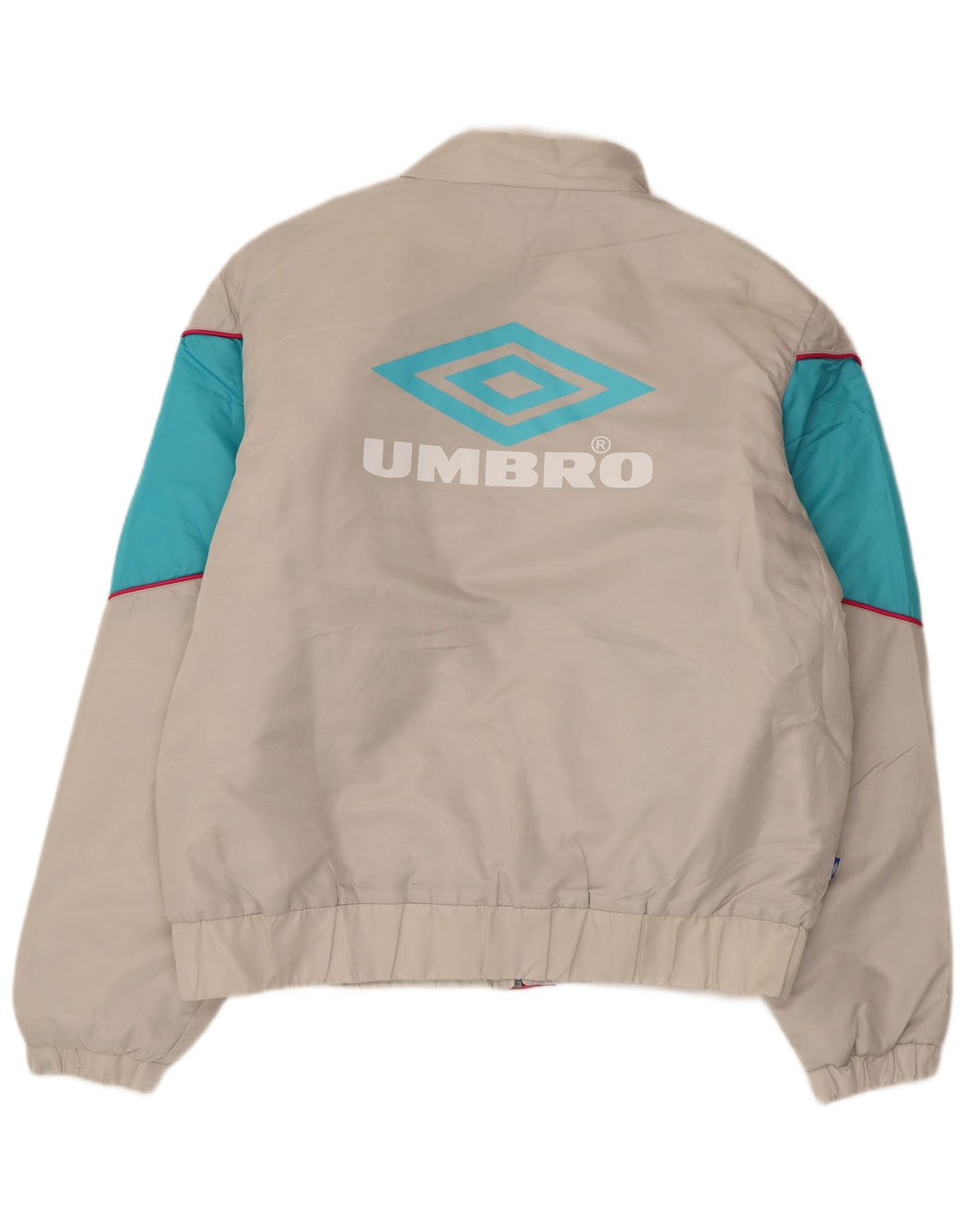 UMBRO muška grafička podstavljena jakna UK 40 Large Gray Colourblock najlon
