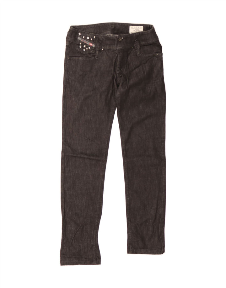 DIESEL Womens Matic Slim Jeans W25 L28 Black Cotton Vintage Diesel and Second-Hand Diesel from Messina Hembry 