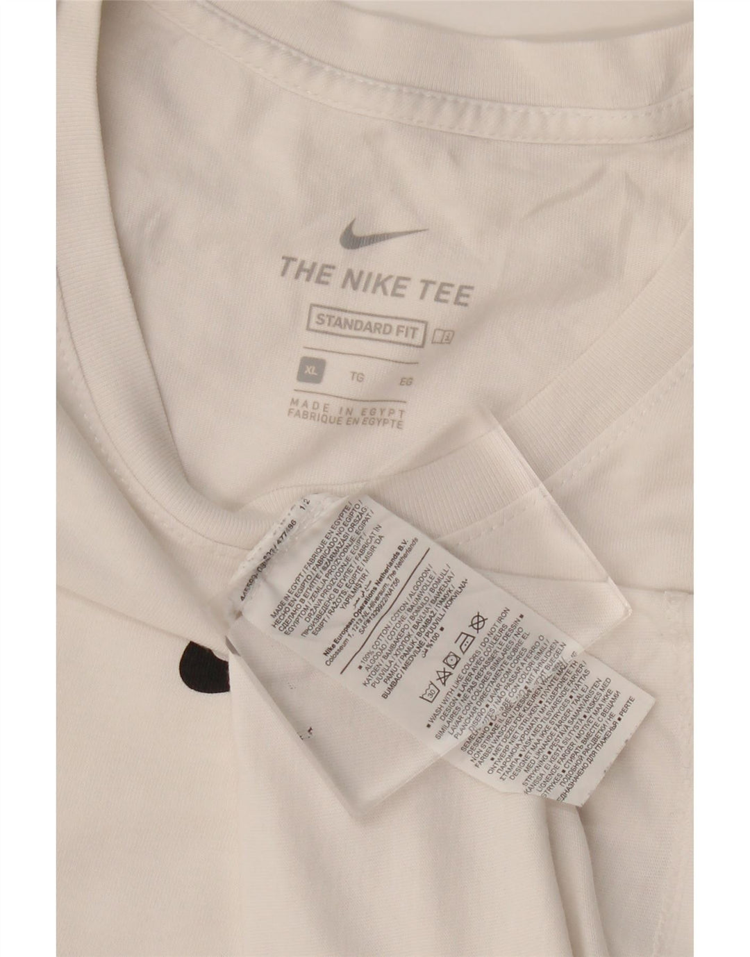 NIKE Muška majica kratkih rukava standardnog kroja XL bijela