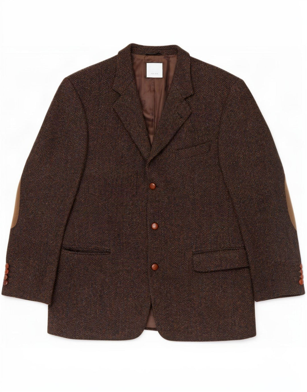 Harris Tweed muška jakna sa 3 gumba Mario Barutti IT 50 Large Brown