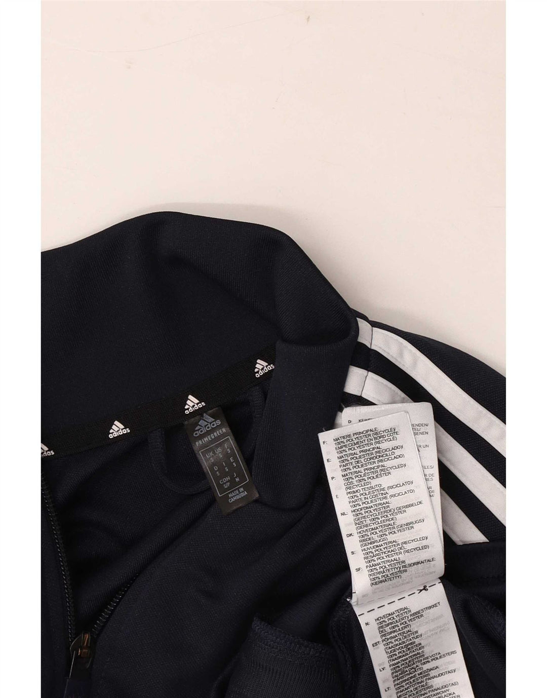 Adidas muška Aeroready gornja jakna od trenirke mala tamnoplava poliester