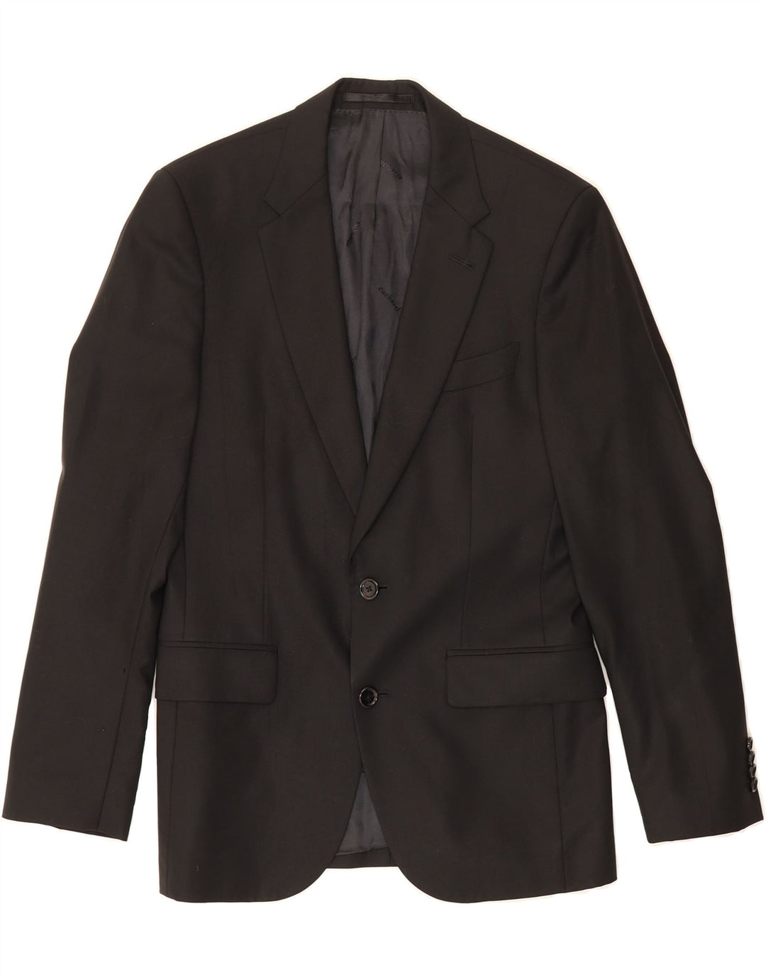 CACHAREL Mens 2 Button Blazer Jacket IT 44 XS Black Virgin Wool Vintage Cacharel and Second-Hand Cacharel from Messina Hembry 